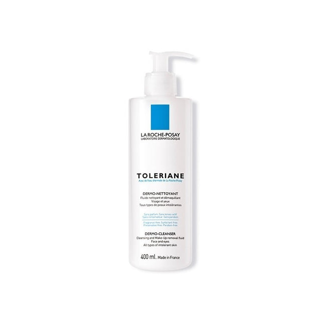La Roche-Posay Toleriane Dermo-Nettoyant Fluide Démaquillant Peau Intolérante | 400ml prix Maroc