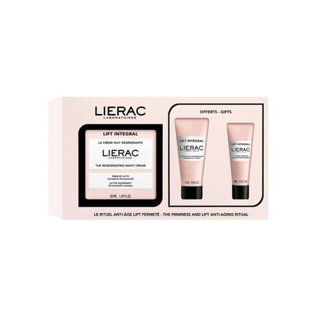 LIERAC PACK LIFT INTEGRAL CREME DE NUIT REGENERANTE 50ML + SERUM TENSEUR 10ML + CREME 15ML prix Maroc