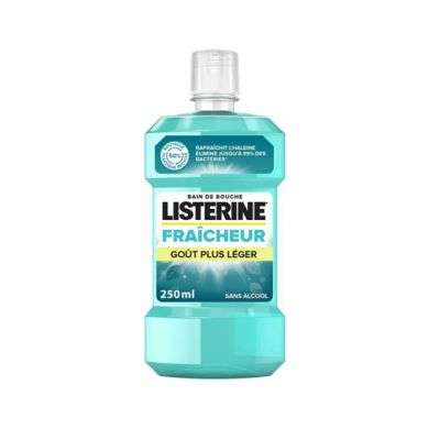 LISTERINE BAIN DE BOUCHE FRAICHEUR GOUT PLUS LEGER 250 ML prix Maroc