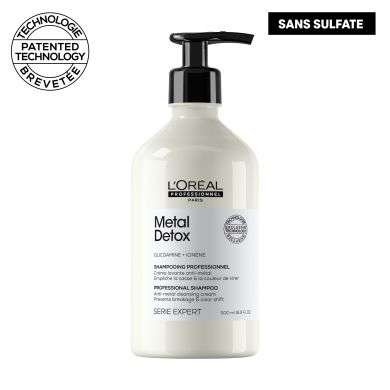 L'OREAL PROFESSIONNEL METAL DETOX SHAMPOOING PROFESSIONNEL SANS SULFATE 500 ML Parapharmacie prix Maroc