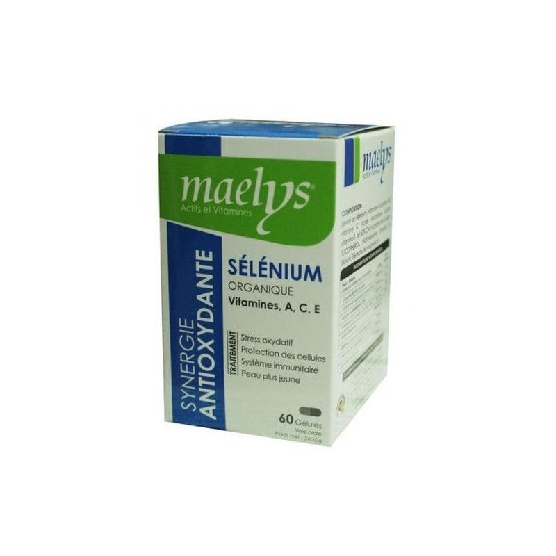 MAELYS sélénium A.C.E boite 60 gélules prix Maroc