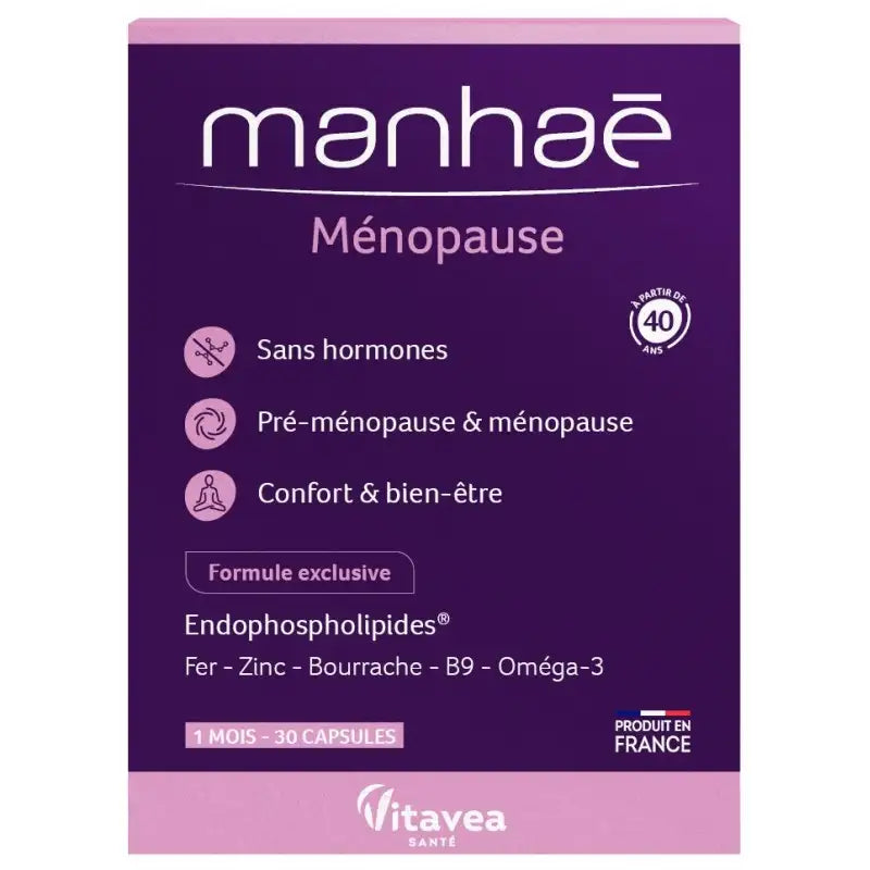 MANHAE MENOPAUSE 25.5G B30 CAPSULES prix Maroc