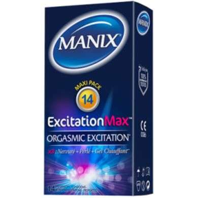 MANIX EXCITATION MAX 14 PRESERVATIFS Parapharmacie prix Maroc