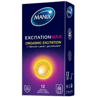 MANIX EXCITATION MAX ORGASMIC EXCITATION 12 preservatifs Parapharmacie prix Maroc