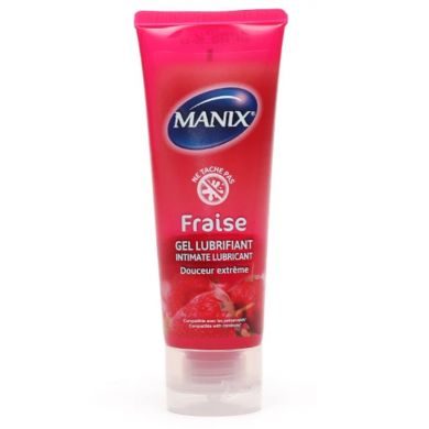 MANIX GEL LUBRIFIANT DOUCEUR EXTREME A LA FRAISE 80 ML Parapharmacie prix Maroc
