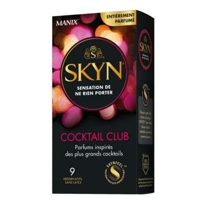 MANIX SKYN COCKTAIL CLUB 9 preservatifs Parapharmacie prix Maroc