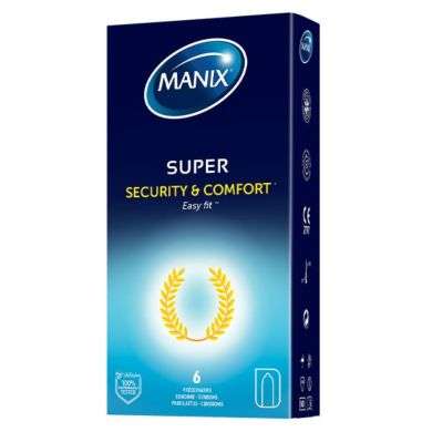 MANIX SUPER SECURITE ET COMFORT Easy Fit 6 preservatifs prix Maroc