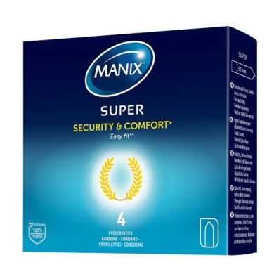 MANIX SUPER SECURITE ET CONFORT 4 PRESERVATIFS prix Maroc