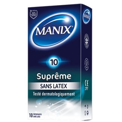 MANIX SUPREME SANS LATEX 10 PRESERVATIFS Parapharmacie prix Maroc