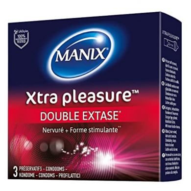 MANIX XTRA PLEASURE PRESERVATIFS 3 PIECES prix Maroc