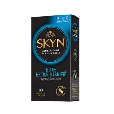 MANIX SKYN ELITE EXTRA LUBRIFIE 10 PRESERVATIFS SANS LATEX Parapharmacie prix Maroc