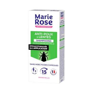 MARIE ROSE SHAMPOOING ANTI POUX ET LENTES 125 ML Parapharmacie prix Maroc