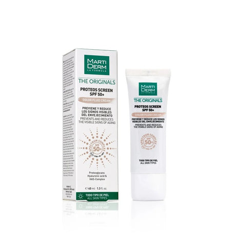 MARTIDERM PROTEOS SCREEN SPF 50+ fluide crème color | 40 ML prix Maroc
