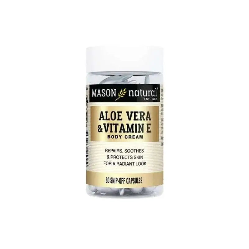 MASON NATURAL ALOE VERA VITAMINE E B60 CAPSULES