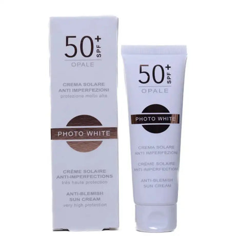 M&D PHOTO WHITE CREME SOLAIRE ANTI IMPERFECTIONS OPALE SPF50+ 50ML prix Maroc