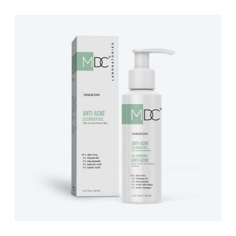 MDC MAGICIAN GEL PURIFIANT ANTI-ACNE 150ML prix Maroc