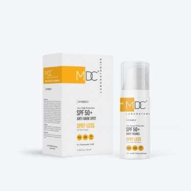 MDC SYNERGY ECRAN SOLAIRE SPF 50 SPOTLESS TOUS TYPES DE PEAUX 50 ML prix Maroc