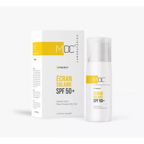 MDC SYNERGY ECRAN SOLAIRE PEAUX GRASSES SPF50+ 50ML prix Maroc