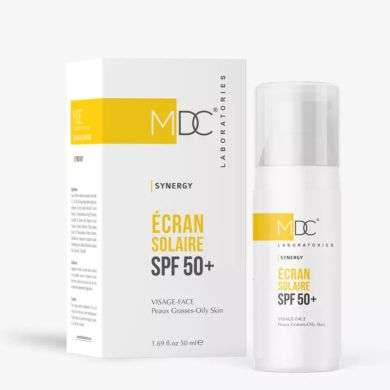 MDC SYNERGY ECRAN SOLAIRE SPF 50+ PEAUX GRASSES 50 ML prix Maroc