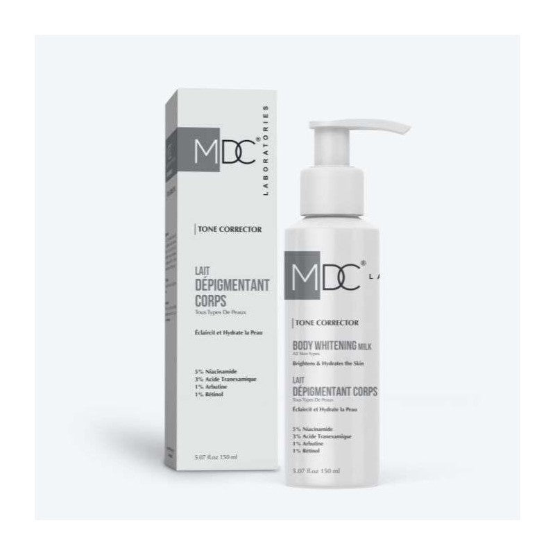 MDC TONE CORRECTOR BODY WHITENING LAIT CORPS 150ML