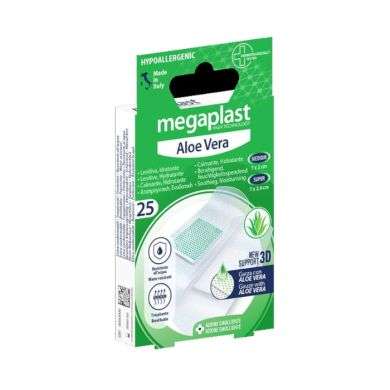MEGAPLAST ALOE VERA PANSEMENT 3D HYDRATANTE BOITE DE 25 Parapharmacie prix Maroc