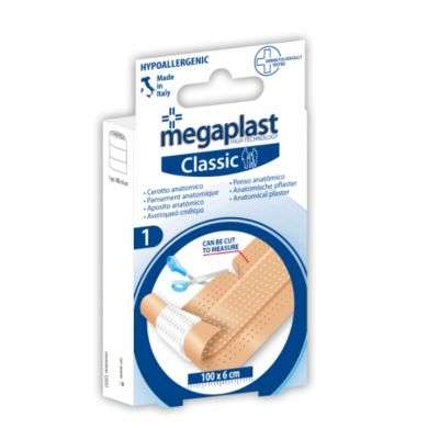 MEGAPLAST CLASSIC PANSEMENT ANATOMIQUE BANDE A DECOUPER 100*6 CM prix Maroc