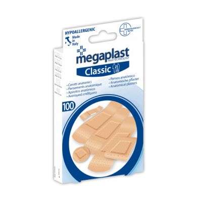 MEGAPLAST CLASSIQUE PANSEMENT ANATOMIQUE BOITE DE 100 Parapharmacie prix Maroc