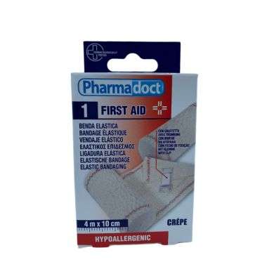 MEGAPLAST FIRST AID 1 BANDE ELASTIQUES EN CREPE DE 2 4M*10M Parapharmacie prix Maroc