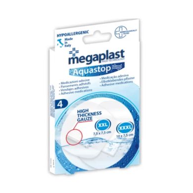 MEGAPLAST AQUASTOP PANSEMENTS ADHESIFS BOITE DE 4 Parapharmacie prix Maroc