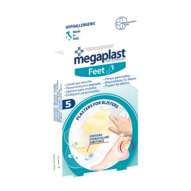 MEGAPLAST FEET PANSEMENT HYDROCOLLOIDE POUR AMPOULES BOITE DE 5 Parapharmacie prix Maroc