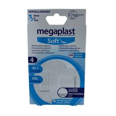 MEGAPLAST SOFT PANSEMENT ADHESIFS PACK DE 4 Parapharmacie prix Maroc