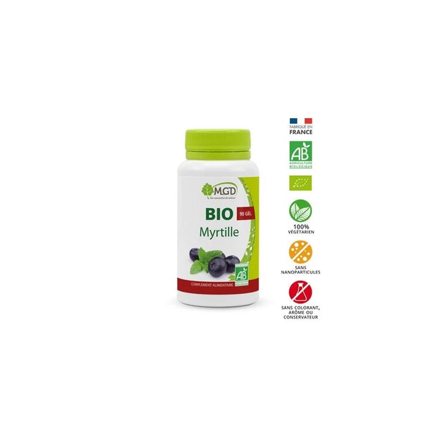 Mgd Bio Myrtille Boite 90 Gélules