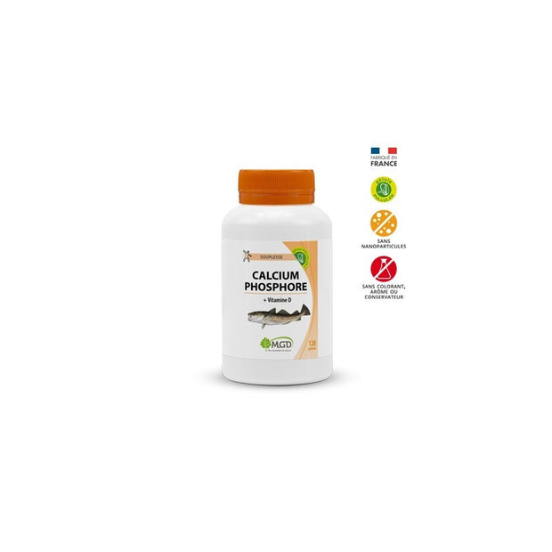 Mgd Calcium Phosphore Vitamine d Boite 120 Gélules