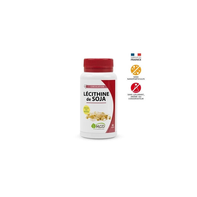 MGD lécithine de soja boite 100 capsules - prix Maroc