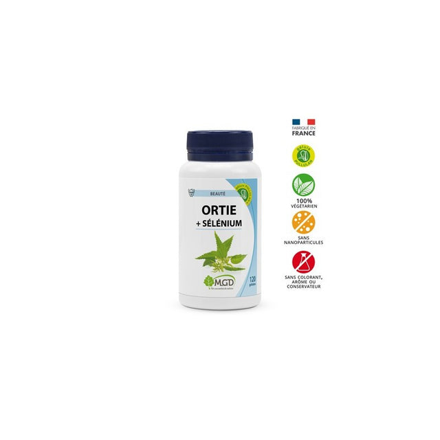Mgd Ortie + Sélénium Boite 120 Gélules