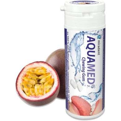 MIRADENT AQUAMED CHEWING GUM FRUIT DE PASSION prix Maroc