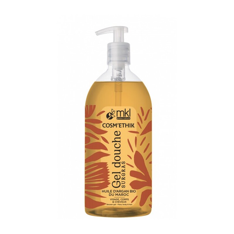 MKL GREEN NATURE COSM'ETHIK GEL DOUCHE HUILE D'ARGAN DU MAROC 1L