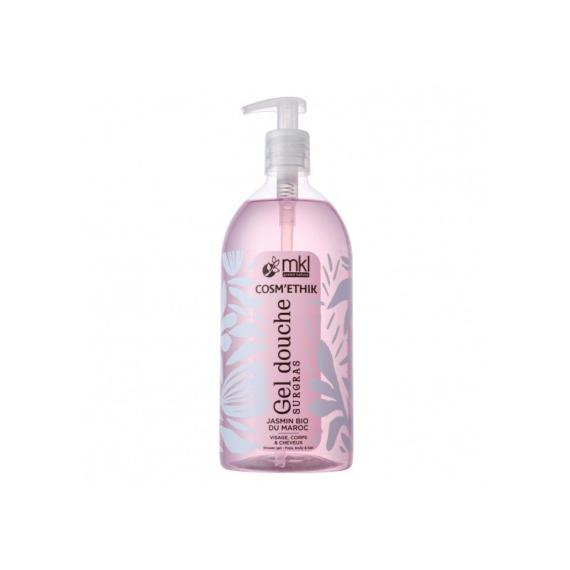 MKL GREEN NATURE COSM'ETHIK GEL DOUCHE SURGRAS JASMIN BIO DU MAROC 1L