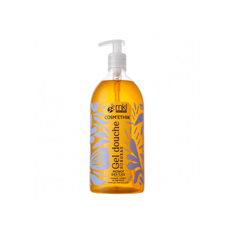 MKL GREEN NATURE COSM'ETHIK GEL DOUCHE SURGRAS MONOÏ DE TAHITI 1L