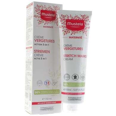 MUSTELA CREME PREVENTION VERGETURES 3 EN 1 - TUBE DE 150 ML prix Maroc