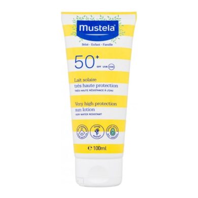 MUSTELA LAIT SOLAIRE TRES HAUTE PROTECTION SPF 50+ 100 ML Parapharmacie prix Maroc