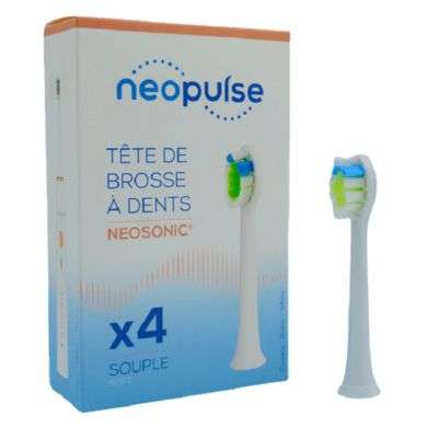 NEOPULSE TETE DE BROSSE A DENTS NEOSONIC *4 SOUPLE Parapharmacie prix Maroc
