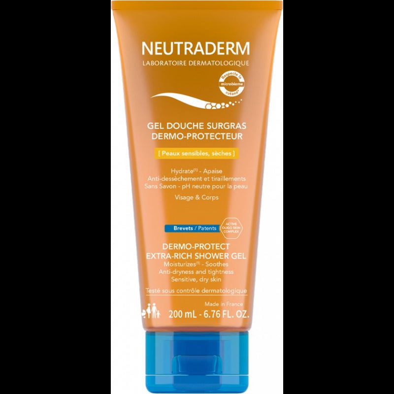 NEUTRADERM GEL DOUCHE SURGRAS DERMO-PROTECTEUR 200 ML prix Maroc