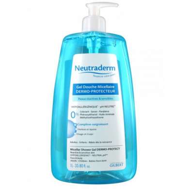 Neutraderm gel douche micellaire 1L prix Maroc