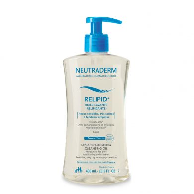 NEUTRADERM REIPID+ HUILE LAVANTE RELIPIDANTE 400 ML prix Maroc