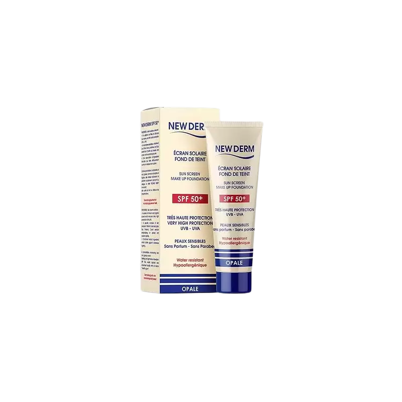 NEW DERM écran solaire teintée Opale spf 50+ | 50 ml