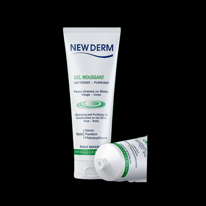 NEW DERM gel moussant purifiant | 250 ml