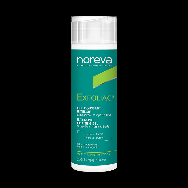 NOREVA EXFOLIAC gel moussant intensif 200 ml