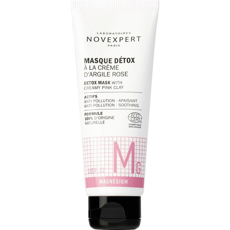 NOVEXPERT masque Détox à la crème d'argile rose 75 ml prix Maroc