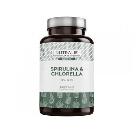 Nutralie Spirulina et Chlorella | 180 Capsules prix Maroc